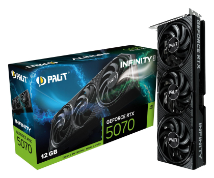 Karta graficzna NVIDIA Palit GeForce RTX 5070 Infinity 3 12GB GDDR7 DLSS5
